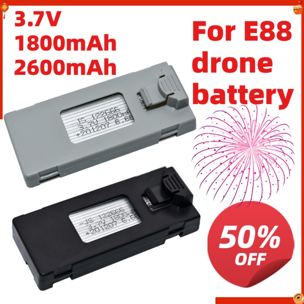 Drone E88 Rc Quadcopter - 3.7V 1800mAh 2600mAh E88 드론용 리모컨