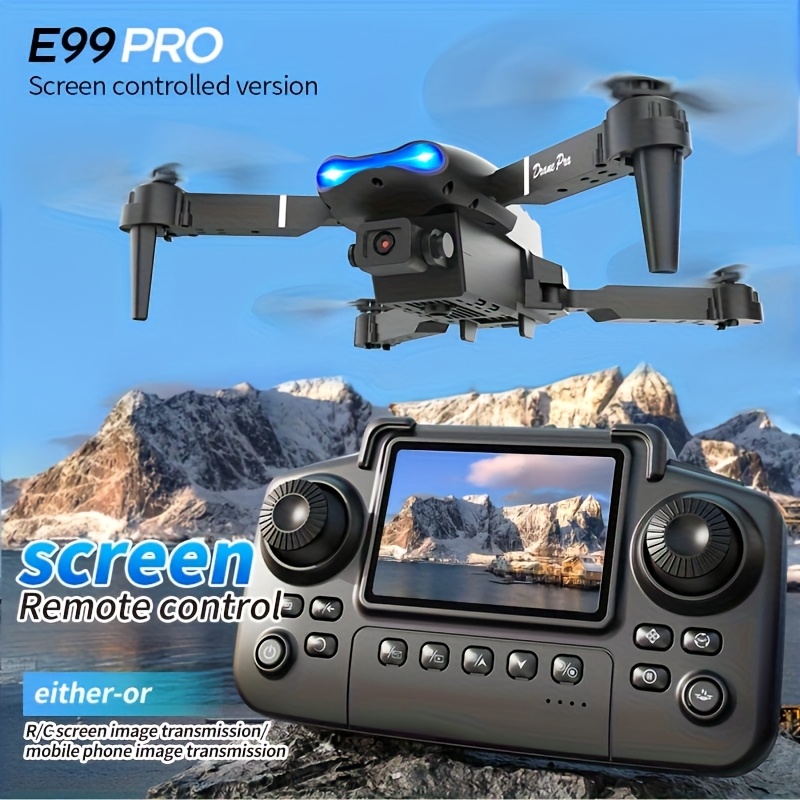 Drone Ae Rc - E99 PRO MAX: 듀얼 HD 카메라,