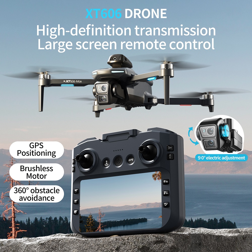 XT606 MAX 3 배터리 드론 4k 8K HD 전문 - Jjrc Drone X12 리뷰 및 가격