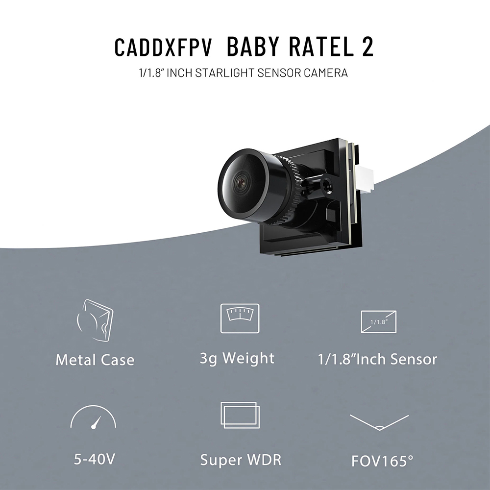 CADDX 마이크로 FPV 카메라 Ratel 2 4.5 - Drone Ae Rc 리뷰 및 가격