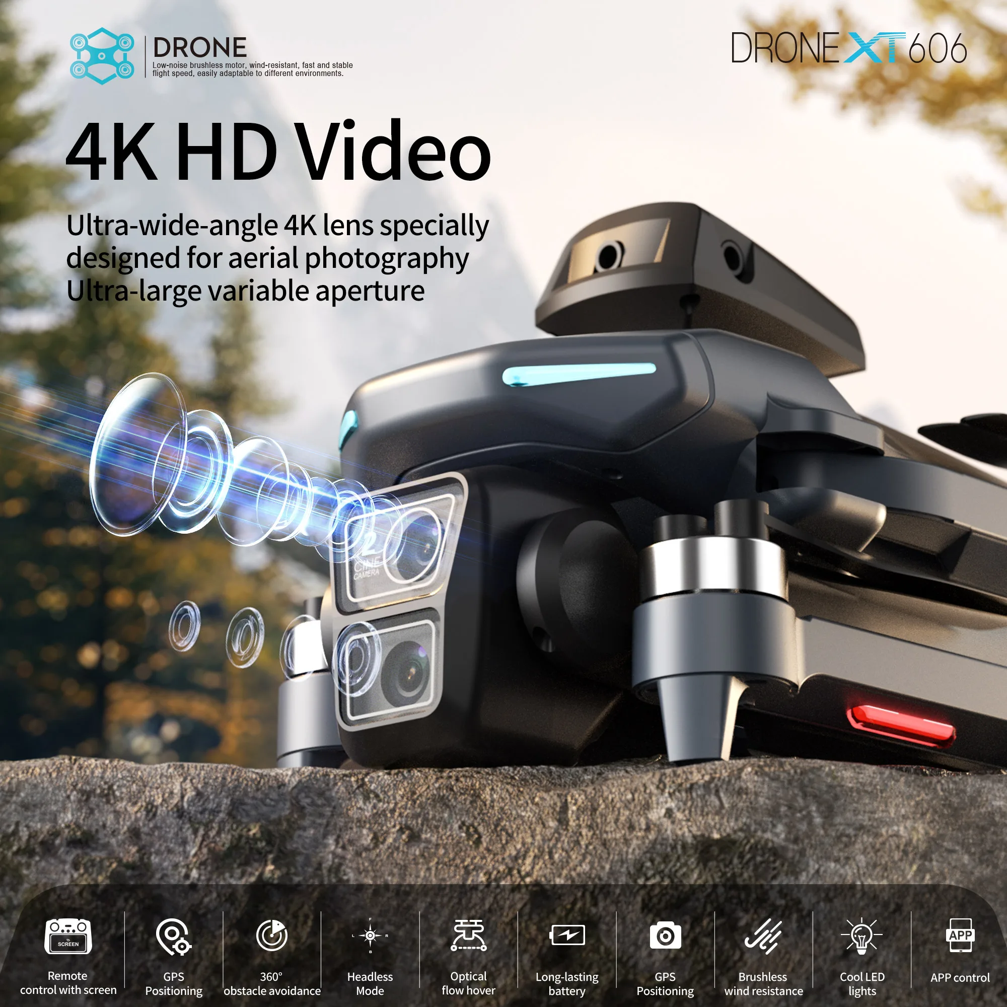 오리지널 XT606 MAX GPS 드론 4K 프로페셔널 - Jjrc Drone X12 리뷰 및 가격