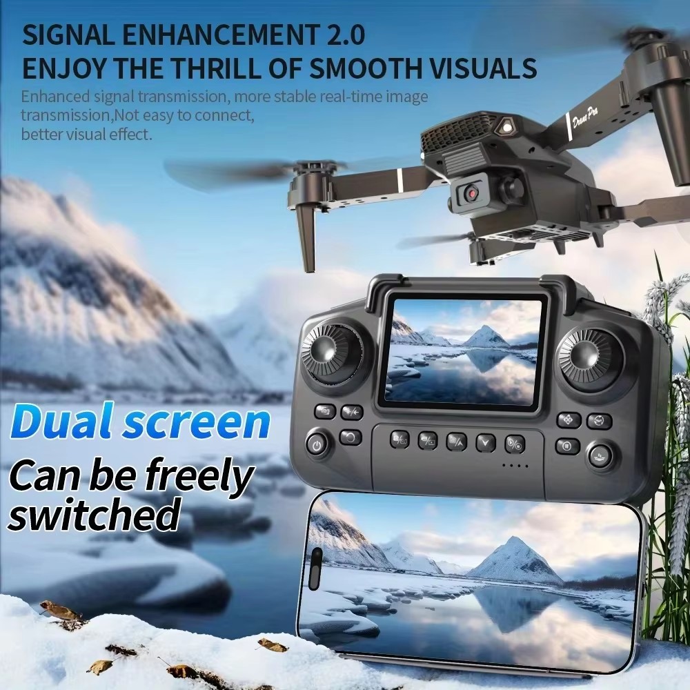 2026년형 신제품 E88 드론, 4K 듀얼 카메라,  - Drone E88 Rc Quadcopter 리뷰 및 가격