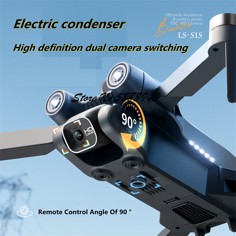 6K 옵티컬 플로우 브러시리스 접이식 원격 조종 드론  - Drone S1S Rc Quadcopter 리뷰 및 가격