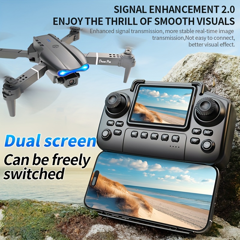 E99 PRO MAX: 듀얼 HD 카메라, 화면이 있는 - Drone Ae Rc 리뷰 및 가격